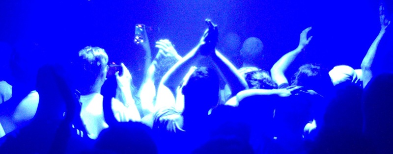 People into the blue